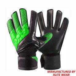 Custom Grip Goalkeeper Gloves with German latex palm and PU backhand by XLITE WEAR