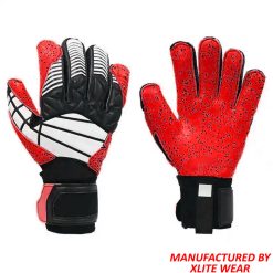 Custom Wraps Goalkeeper Gloves by Xlite Wear in Green and Black