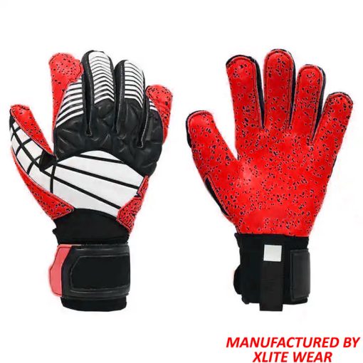 Custom Wraps Goalkeeper Gloves by Xlite Wear in Green and Black