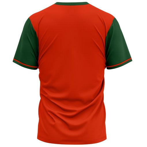 Custom printing sports T-shirt in Red & green Dual Tone by Xlitewear