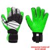 Custom Wraps Goalkeeper Gloves by Xlite Wear in Green and Black