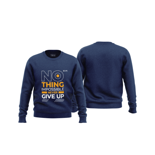 No Limits Motivational Crewneck Sweatshirt - Image 4