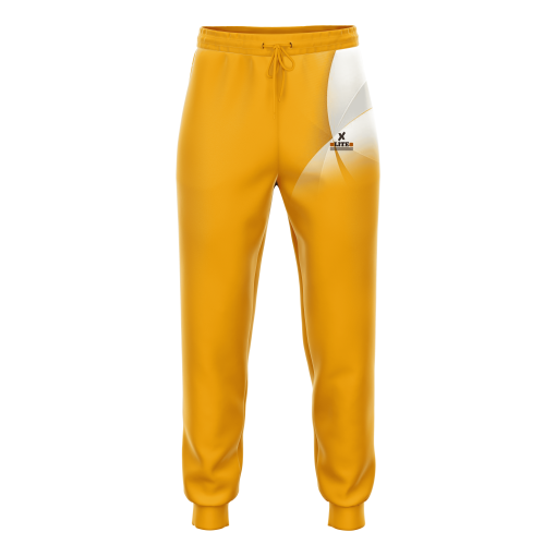 Nova Edge Sunrise Burst Performance Joggers in Radiant Yellow and White Gradient