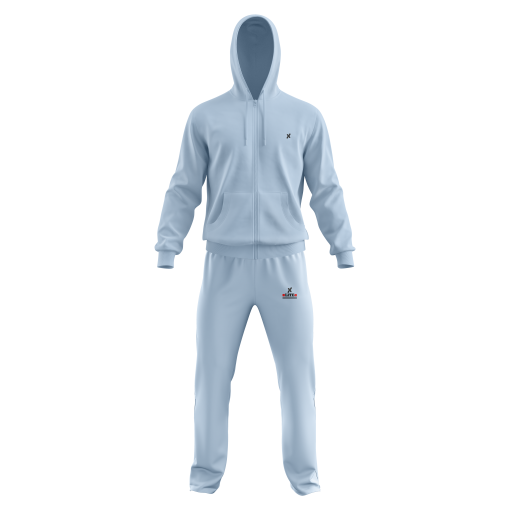 Sky Blue Tracksuit  with Open Trousers