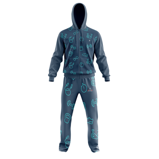 Navy Blue Fitness Icon Tracksuit