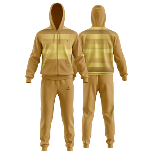 Golden Earth Gradient Tracksuit – Two-Tone Hoodie and Jogger Set - Image 4