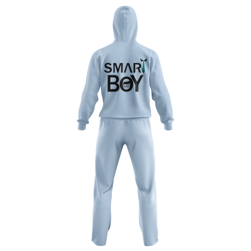 Sky Blue Tracksuit  with Open Trousers - Image 2