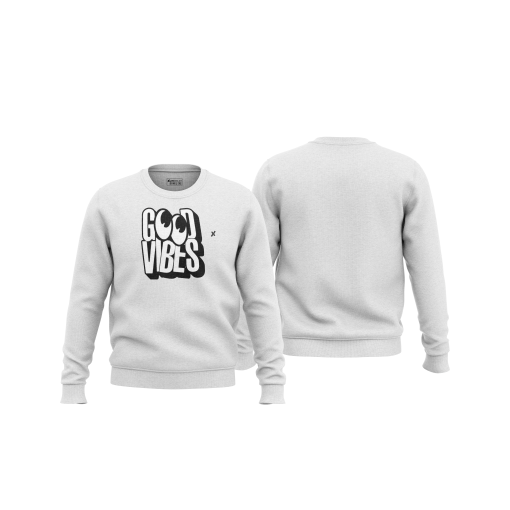 Good Vibes Graphic Crewneck Sweatshirt - Image 4
