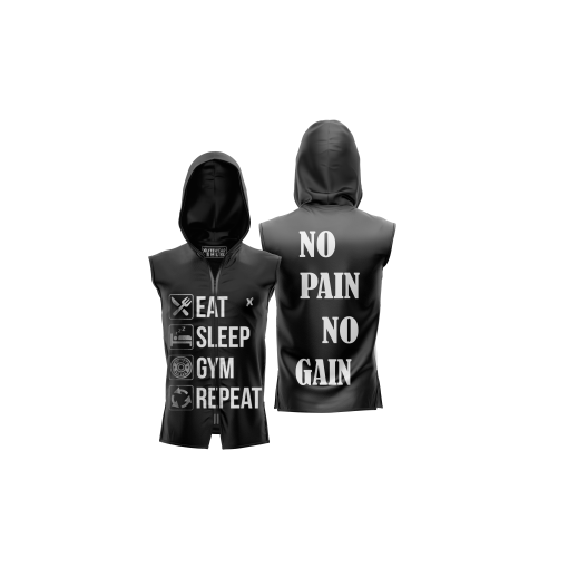 Grind Mode Tank – No Pain No Gain Sleeveless TankTops - Image 5