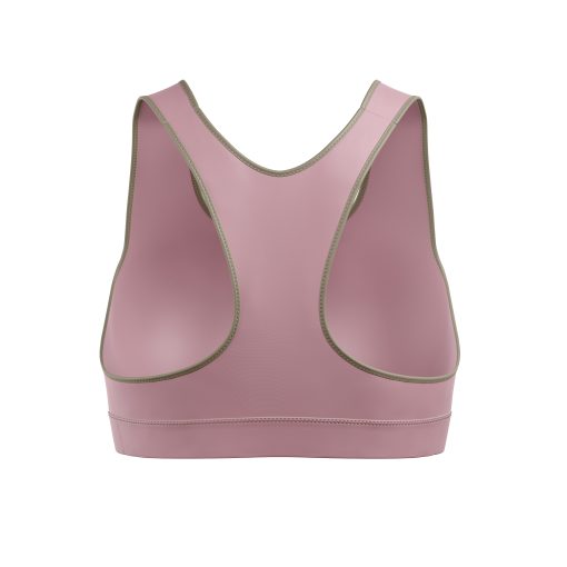 Flex Fit Harmony Sports Bra – Dusty Rose - Image 2