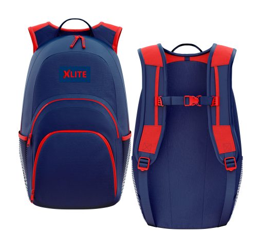 Core Rush Sport Backpack – Navy Red - Image 4