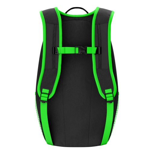 Geo Blaze Backpack – Neon Green Edition - Image 2