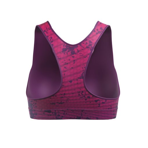 Flex Fit Impact Sports Bra – Crimson Splash - Image 2