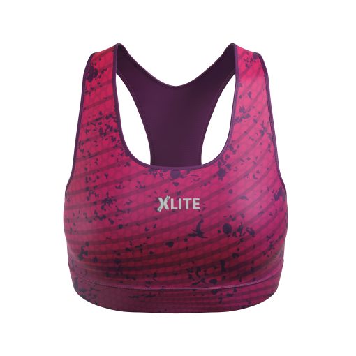 Flex Fit Impact Sports Bra – Crimson Splash