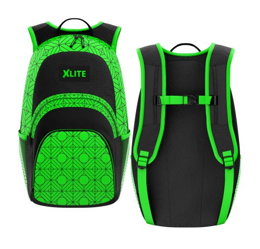 Geo Blaze Backpack – Neon Green Edition - Image 5