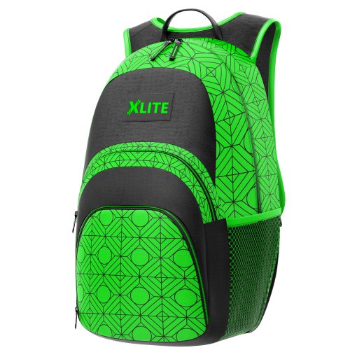 Geo Blaze Backpack – Neon Green Edition