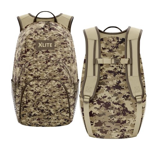XLITE Military Camo Backpack – Tactical Desert Print - Image 5
