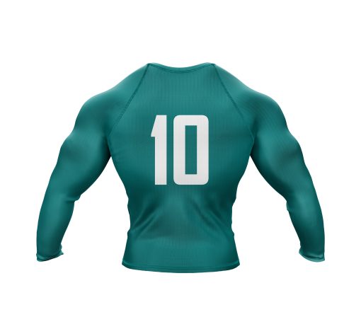 Aqua Crest Compression Shirt - Image 2