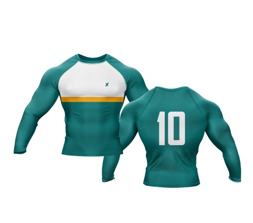 Aqua Crest Compression Shirt - Image 4