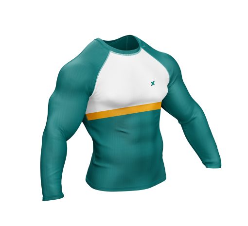 Aqua Crest Compression Shirt - Image 5