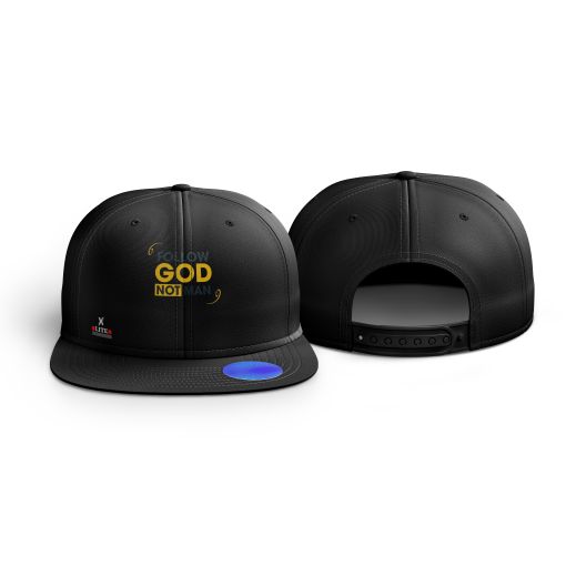 Divine Path Snapback Cap – Black Edition - Image 5