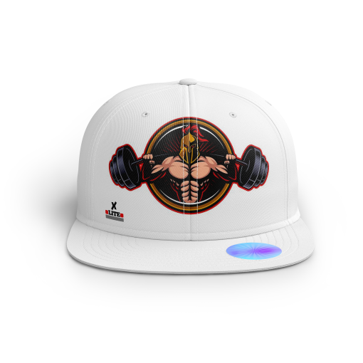Iron Beast Gym Snapback – White Edition - Image 4