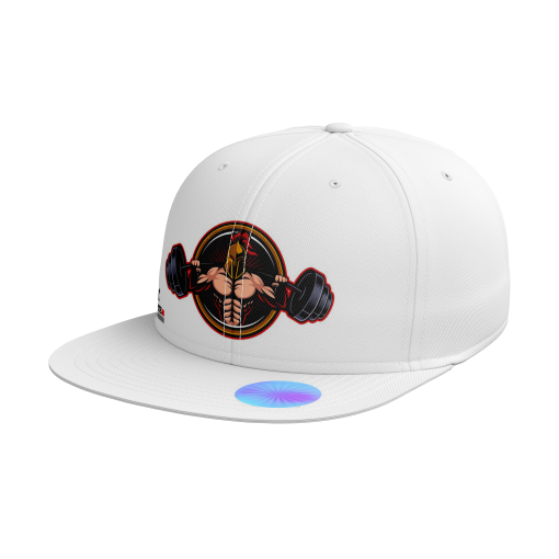 Iron Beast Gym Snapback – White Edition
