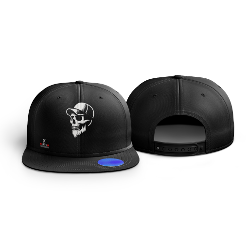 Midnight Skull Snapback Cap - Image 5