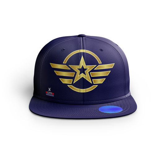 Victory Wings Snapback Cap – Navy & Gold - Image 4