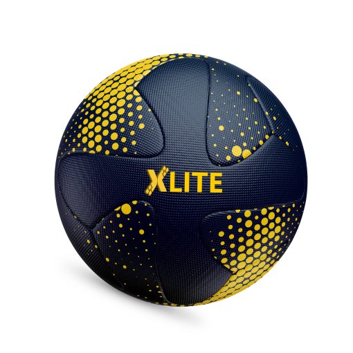 XLITE Fusion Grip Soccer Ball – Navy & Yellow