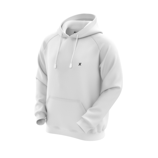 Fierce Pup White Hoodie