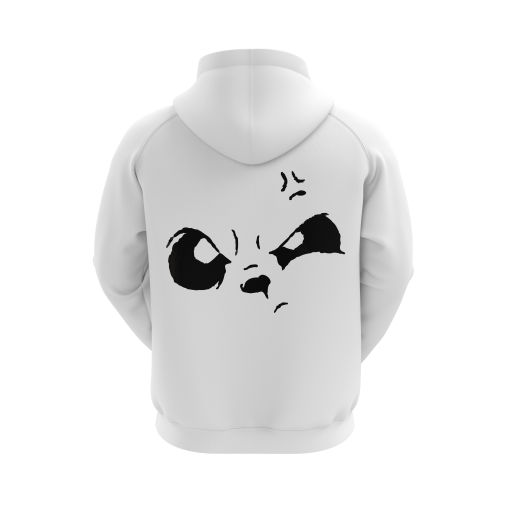 Fierce Pup White Hoodie - Image 2