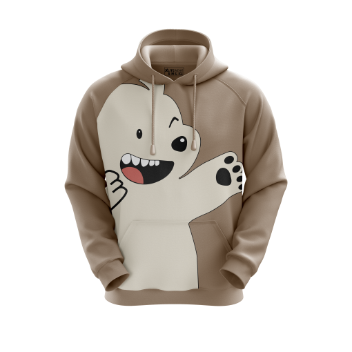 Happy Bear Tan Hoodie - Image 4