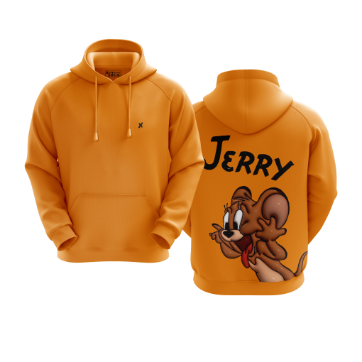Jerry Playful Pop Hoodie – Orange - Image 5