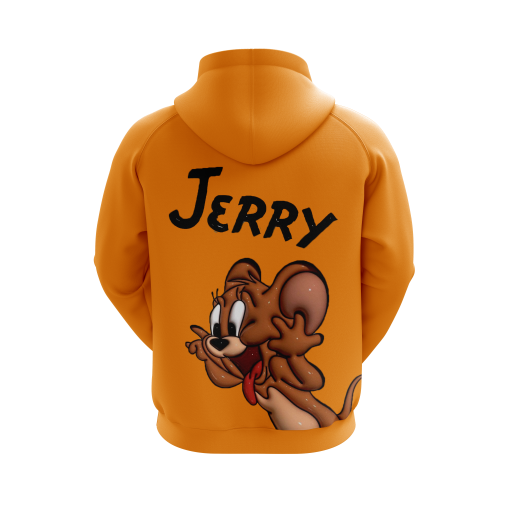 Jerry Playful Pop Hoodie – Orange - Image 2