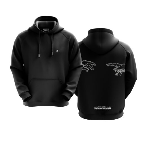 Midnight Reach Hoodie – Black - Image 5
