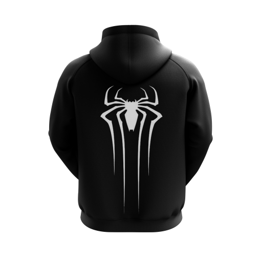 Venom Web Emblem Hoodie – Black - Image 2