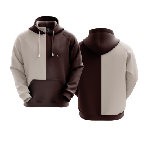 Mocha Split Tone Hoodie – Coffee & Cream Edition - Image 5
