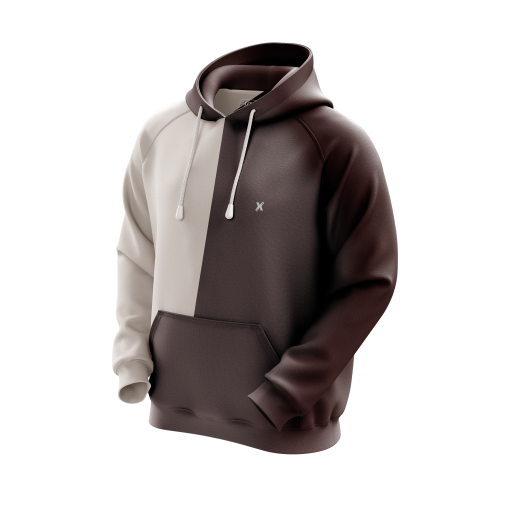 Mocha Split Tone Hoodie – Coffee & Cream Edition