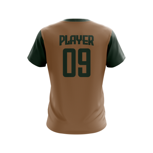 XLITE CamoTech Performance  Custom Soccer Jersey – Green & Brown Edition - Image 2