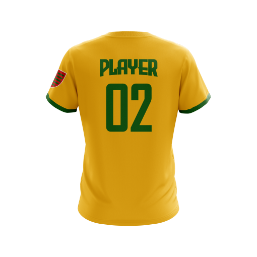 XLITE Patriot Strike  Custom Soccer Jersey – Green & Gold Edition - Image 2