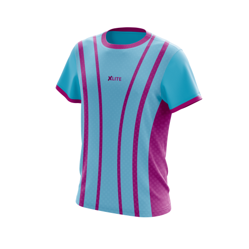 Stride Design Printed Goalkeeper  Jersey – Sky Blue & Magenta