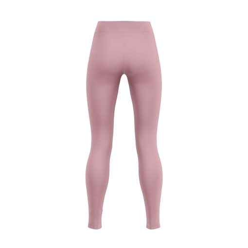 Dusty Rose Seamless High-Waisted Leggings for Yoga and Activewear - Image 2