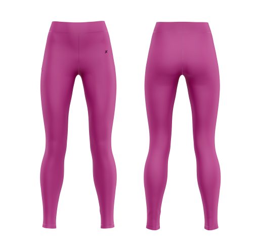 Vivid Orchid High-Waist Yoga Leggings - Image 4