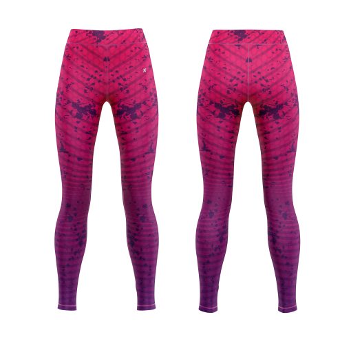 Gradient Burst Printed Yoga Tights - Image 4