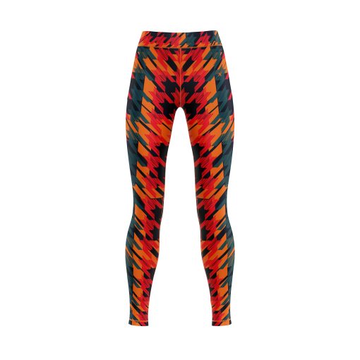 Bold Lightning Chevron Print Workout Leggings - Image 2