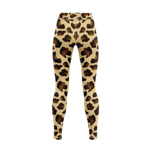 Wild Leopard Print High-Waist Fitness Leggings for Women - Image 2
