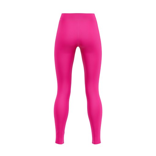 Pink Seamless High-Waist Compression Leggings for Active Women - Image 2