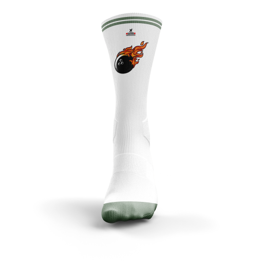 XliteWear Flame Ball White Sports Socks - Image 4