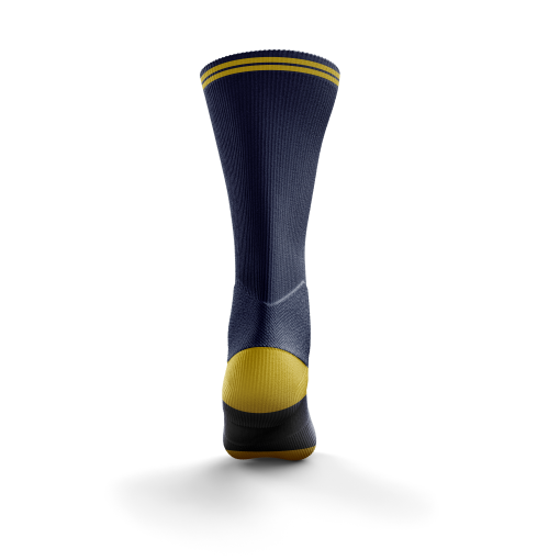 XliteWear Navy & Yellow Soccer Elite Socks - Image 2